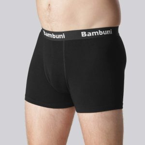 Bambus underbukser i sort til mænd - Bambuni