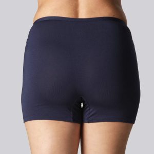 Bambus hotpants i navy blå - Bambuni