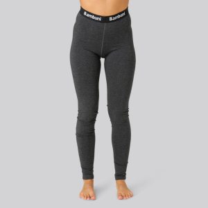 Bambus leggings i koksgrå til kvinder - Bambuni
