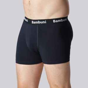 Bambus underbukser i navy blå til mænd - Bambuni