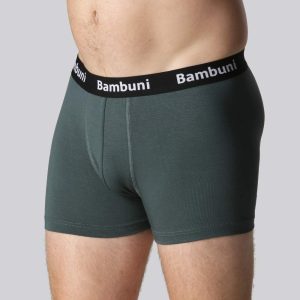 Bambus underbukser i grøn til mænd - Bambuni