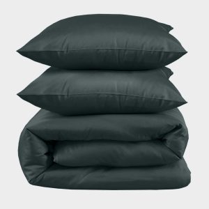Bambus sengetøj i grøn 200x220 - Bambuni