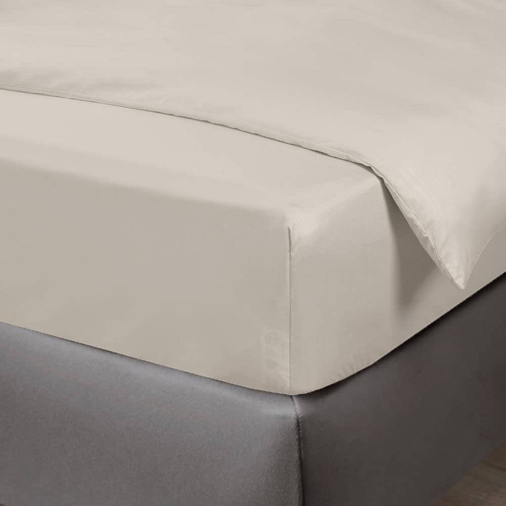Bambus faconlagen beige 140x200x35 - Bambuni