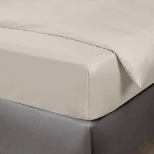 Bambus faconlagen beige 90x210x35 - Bambuni
