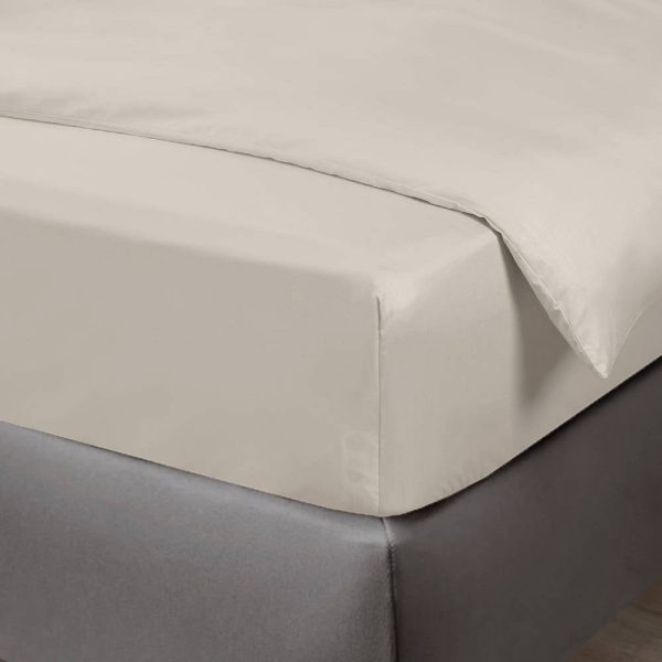 Bambus faconlagen beige 90x210x35 - Bambuni