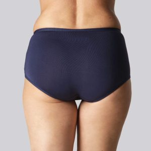 Bambus hipster trusse i navy blå til kvinder - Bambuni