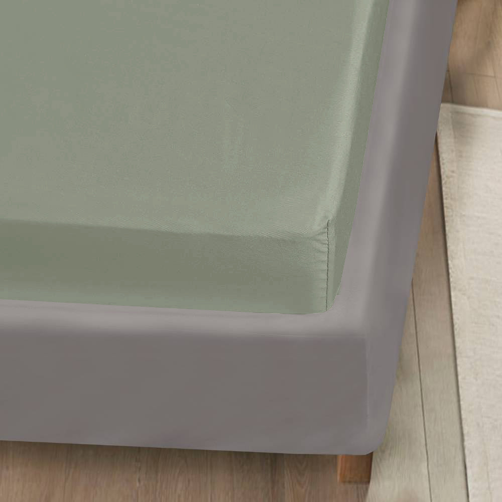 Bambus kuvertlagen oliven 210x210x20 - Bambuni