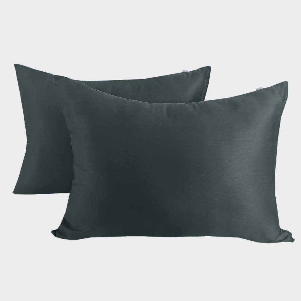 Bambus pudebetræk 50x70 i grøn 2 par - Bambuni