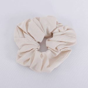Bambus scrunchie i beige - Bambuni