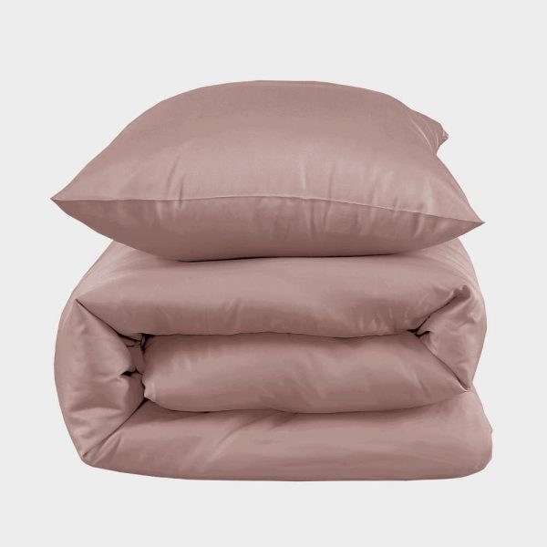 Bambus sengetøj gammel rosa 140x200 - Bambuni