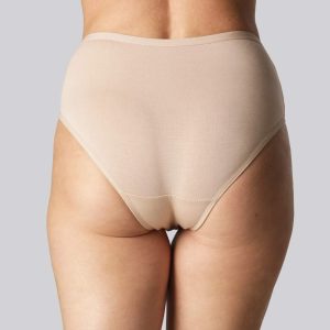 Bambus tai trusse i beige til kvinder - Bambuni