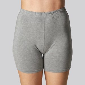Bambus indershorts kort i lysegrå til kvinder - Bambuni
