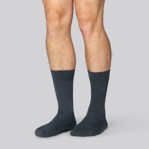 Bambus strømper i mørkegrå til mænd - Bambuni