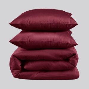 Bambus sengetøj bordeaux 200Ã200 - Bambuni