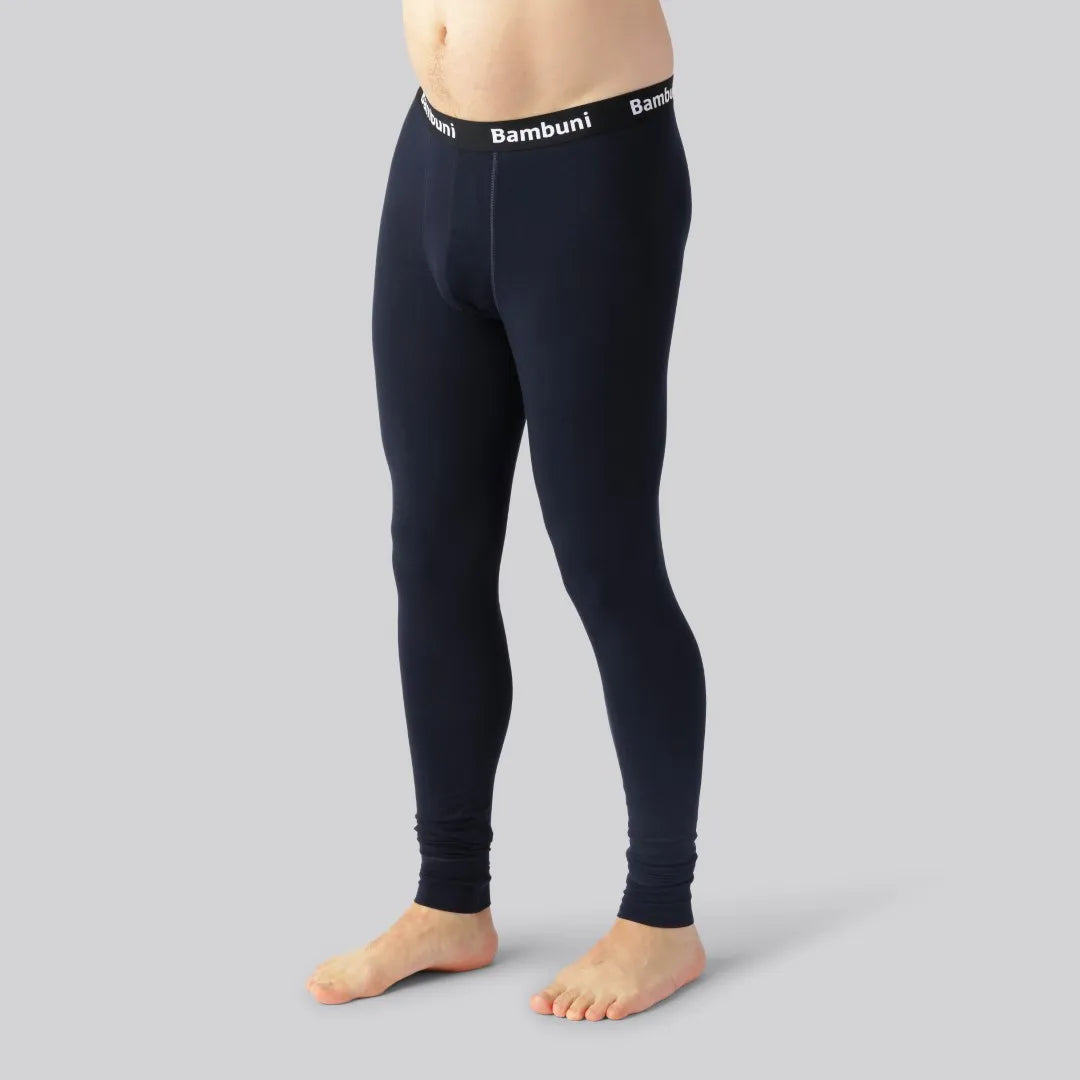 Bambus long johns i navy til mænd - Bambuni
