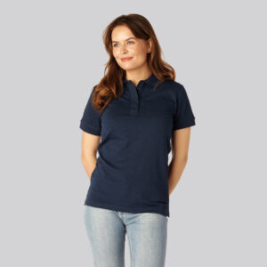 Bambus polo i navy til damer - Bambuni