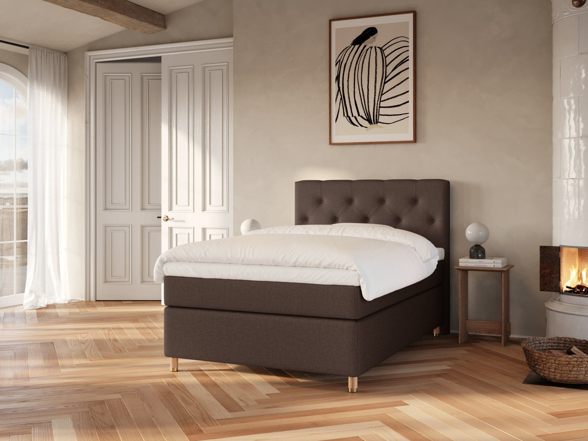 Nora Nordlys | 140x200 | Mørk brun