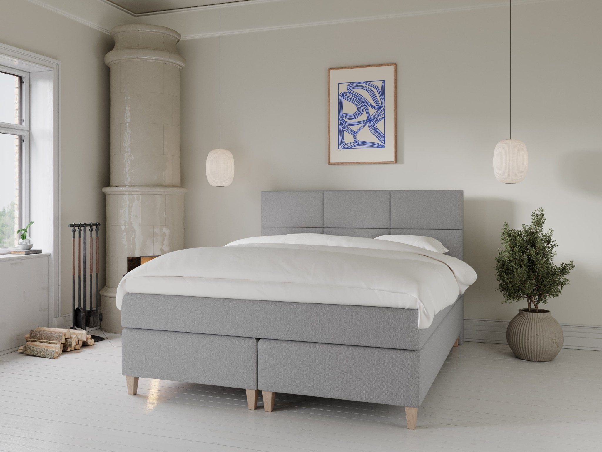 Snefrid Fjord | 160x200 | Lys grå