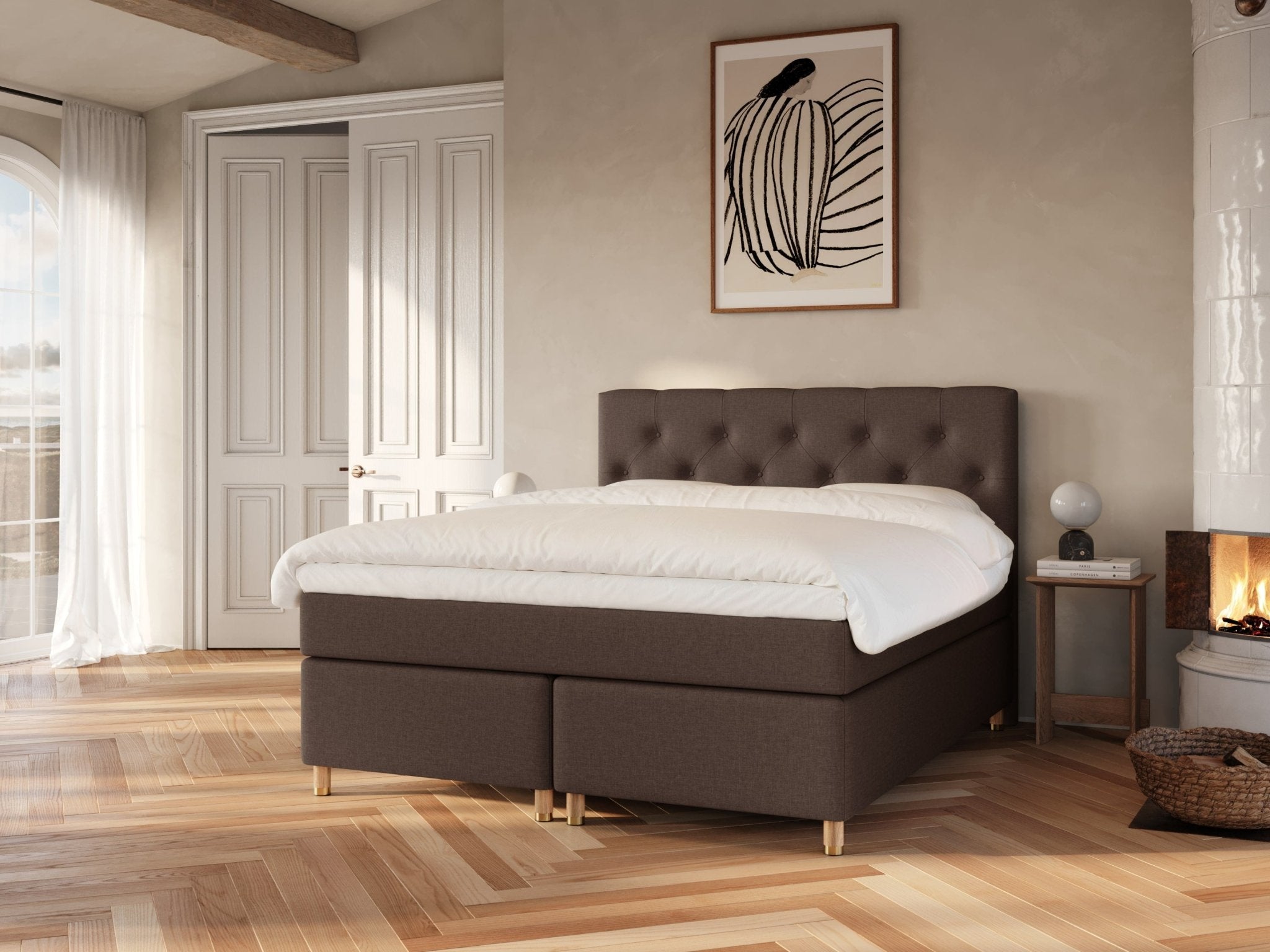 Nora Nordlys | 160x200 | Mørk brun