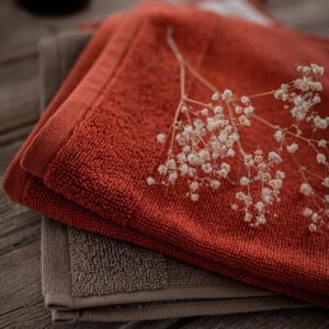 Køkkenhåndklæde CURL TERRACOTTA 50 X 50 cm