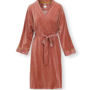 Pip Studio Naomi Kimono Solid Nicky Velvet Terra -XX-Large
