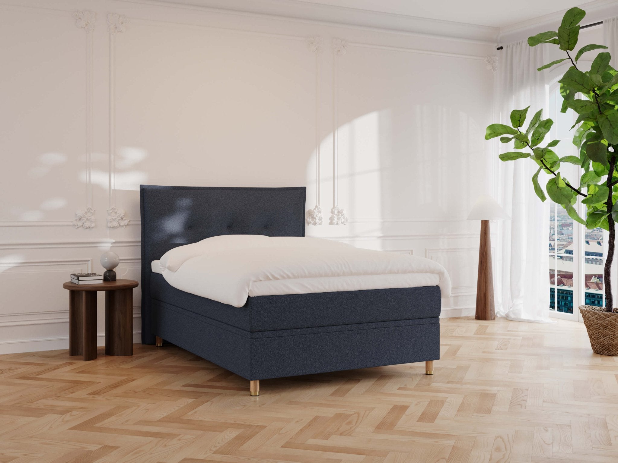 Alva Älv | 140x200 | Dyb blå