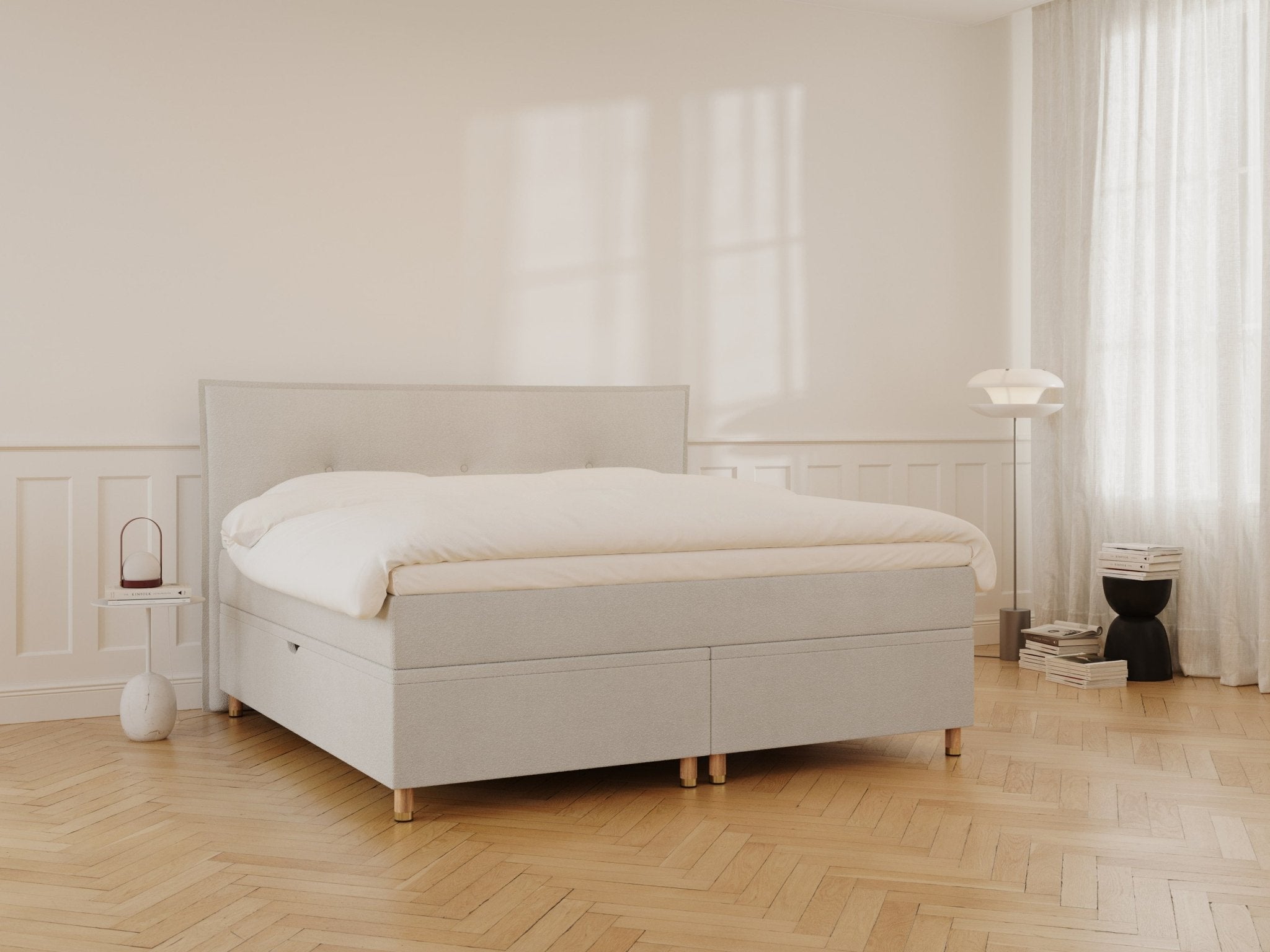 Alva Fjäll Grande | 210x210 | Bouclé cream