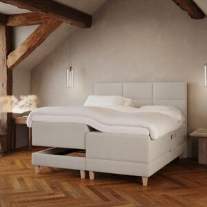 Aura Fjäll | 180x200 | Bouclé cream