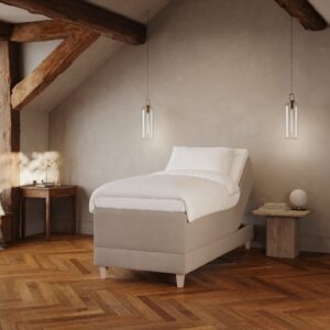 Aura Fjäll | 90x210 | Bouclé latte