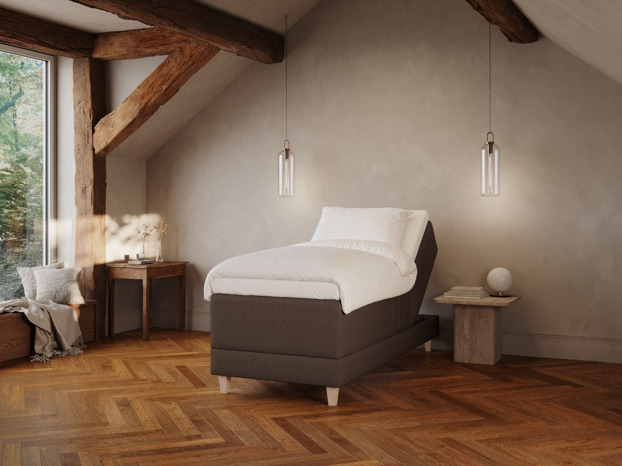 Aura Fjäll | 80x200 | Mørk brun