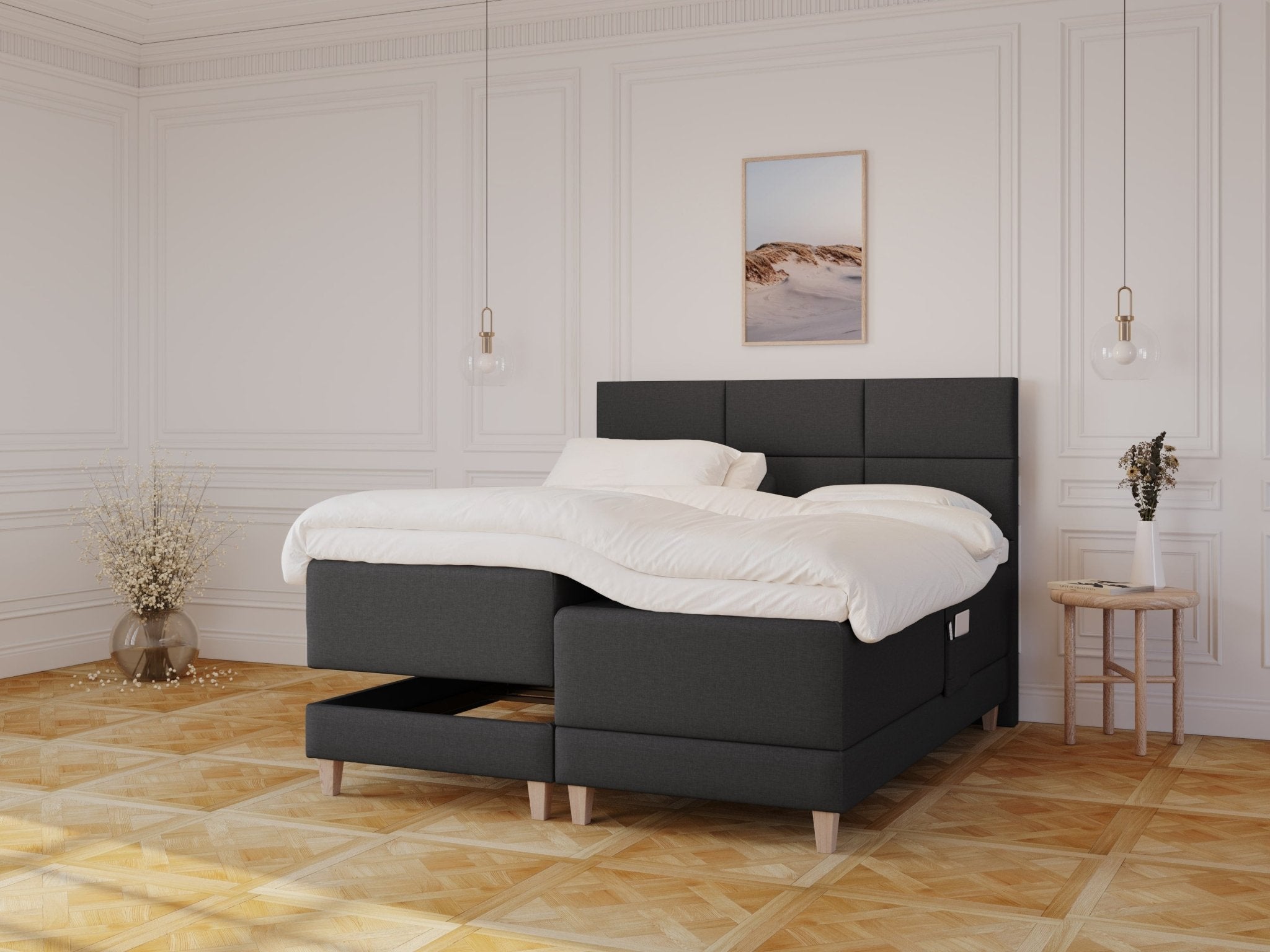 Aura Fjord | 160x200 | Antracit