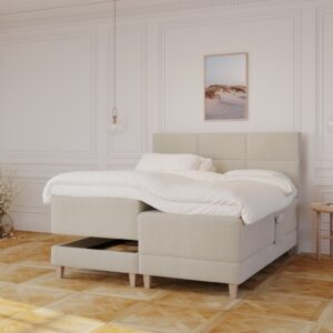 Aura Fjord | 180x200 | Bouclé cream