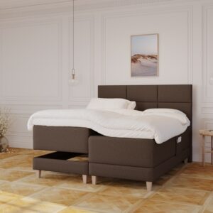 Aura Fjord | 180x200 | Mørk brun