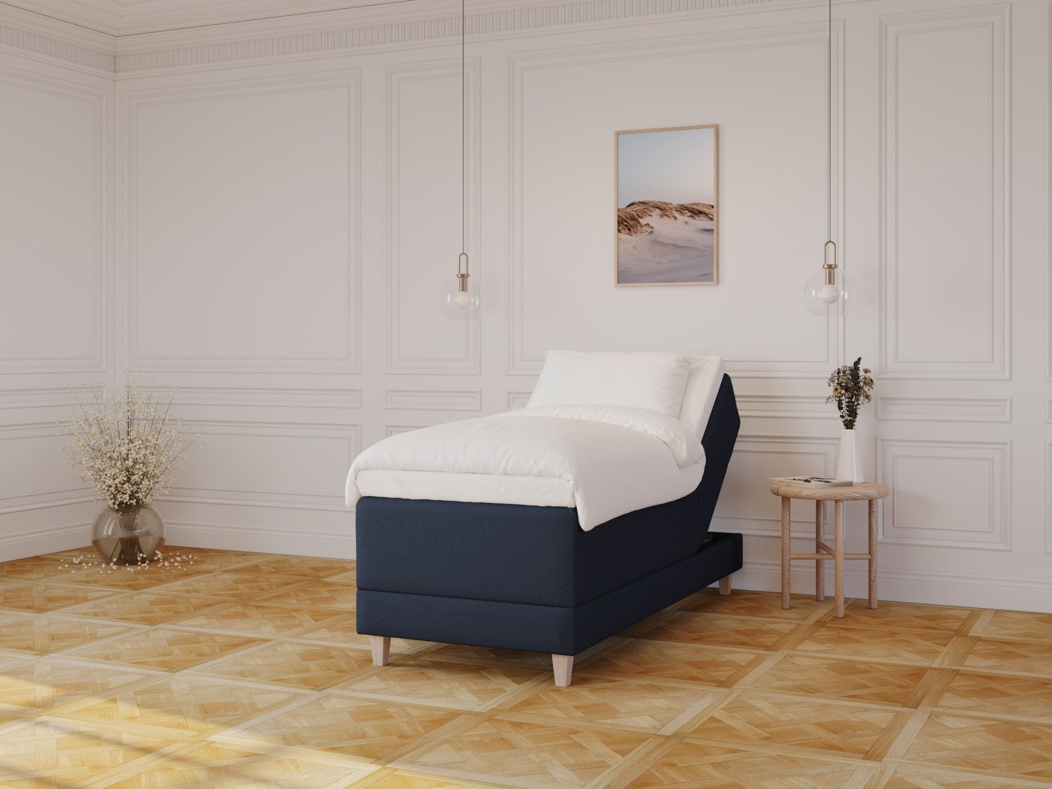 Aura Fjord | 80x200 | Dyb blå