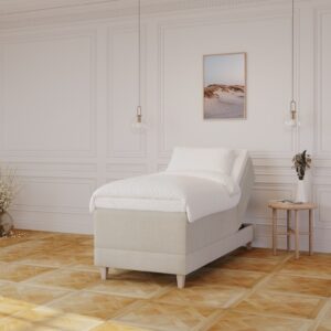 Aura Fjord | 80x200 | Bouclé cream