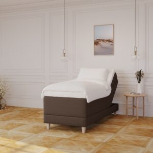 Aura Fjord | 80x200 | Mørk brun