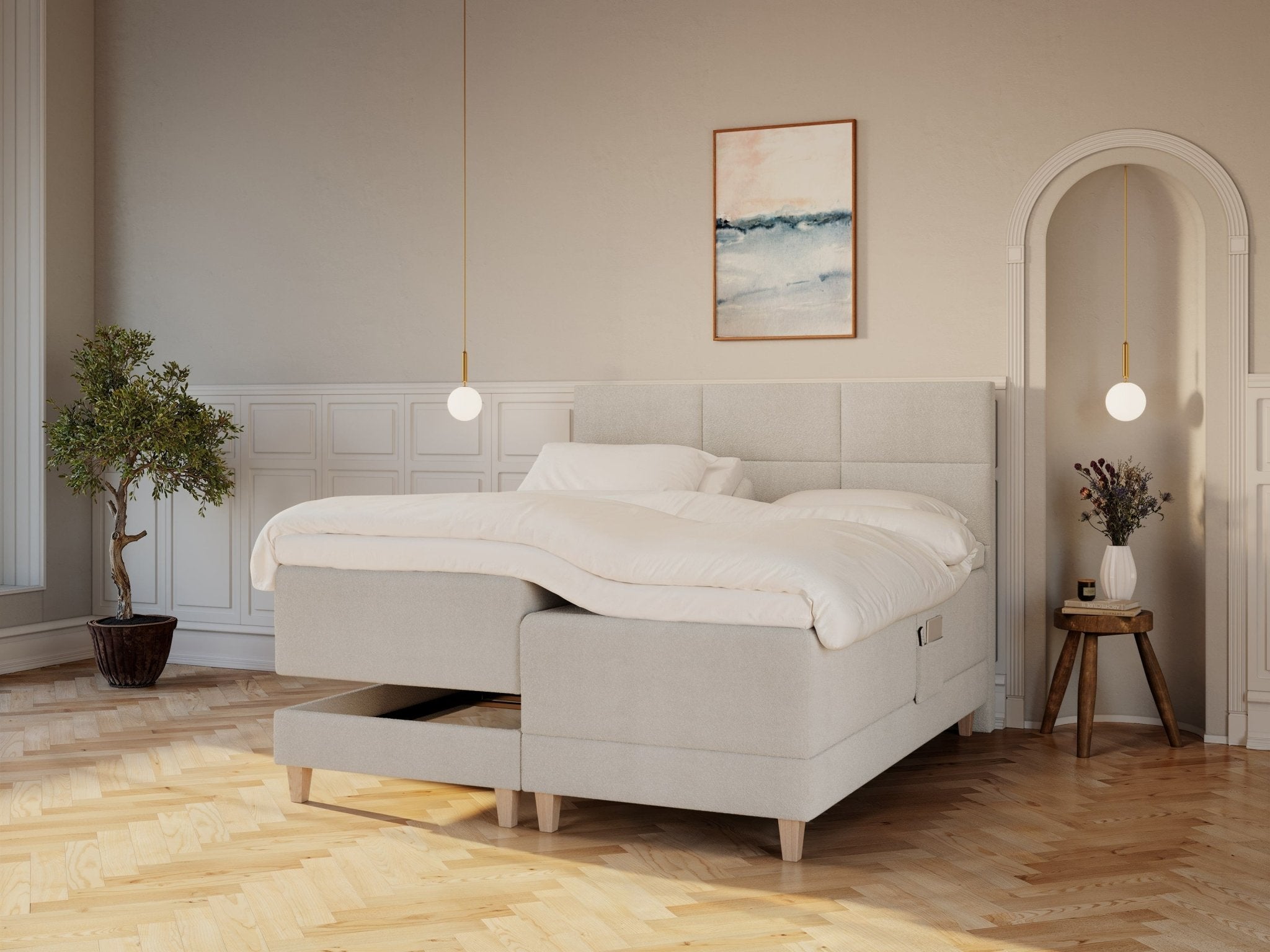 Aura Nordlys | 180x210 | Bouclé cream