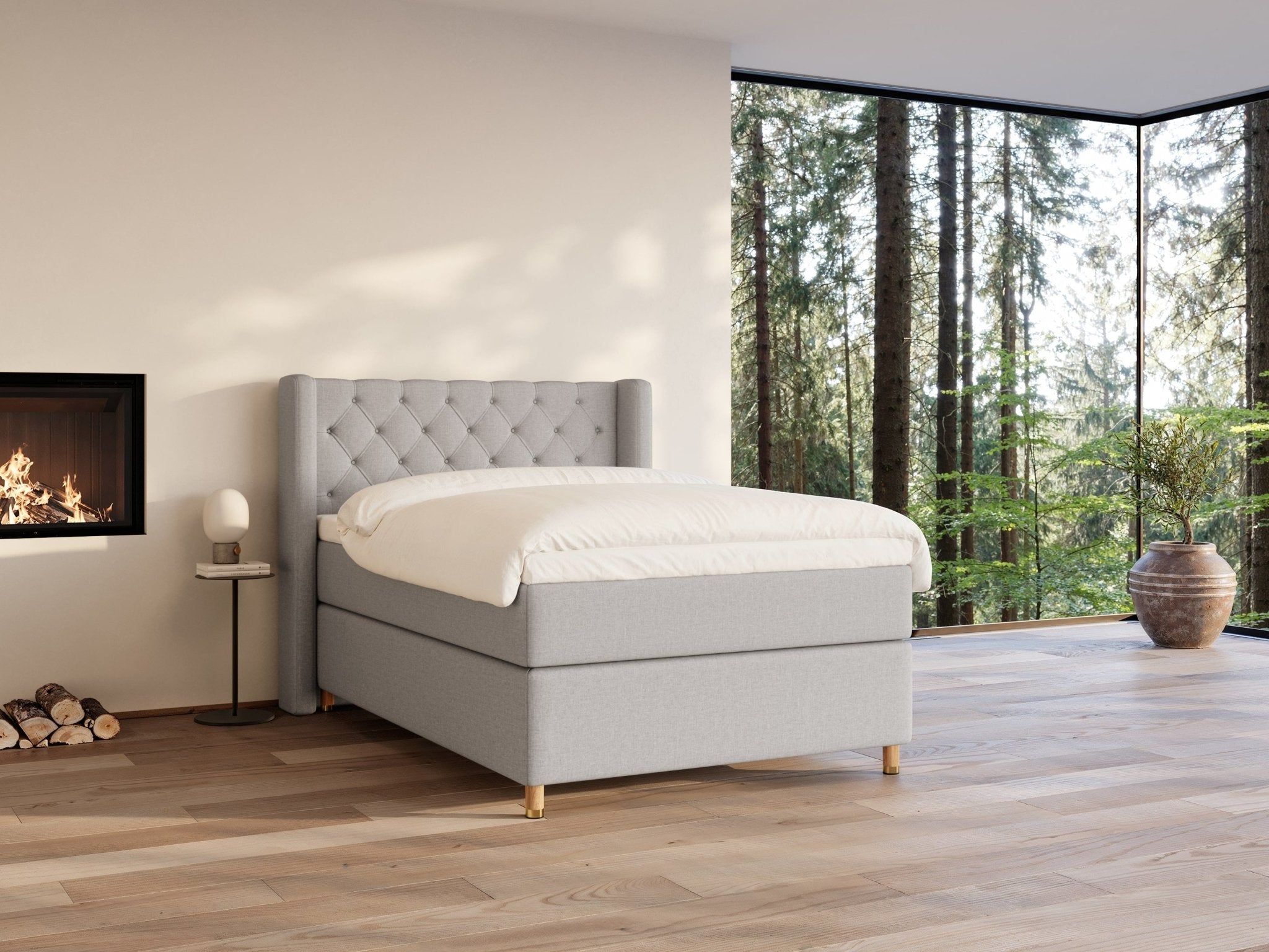 Eira Fjord | 140x200 | Lys grå