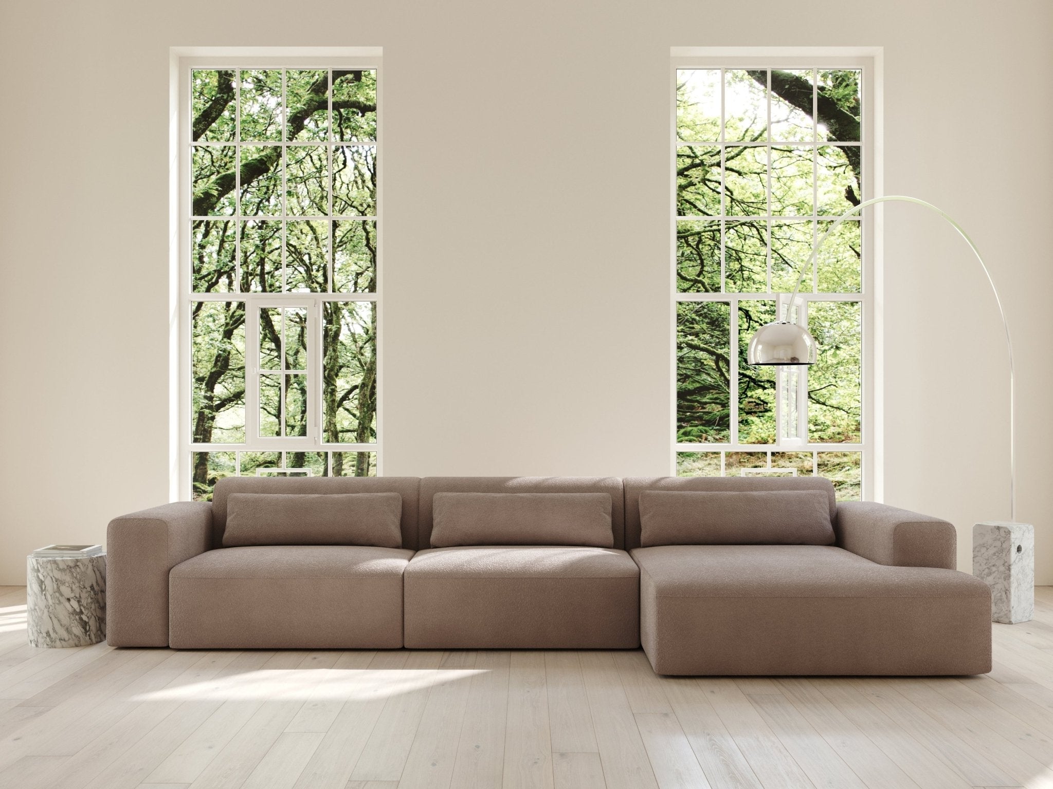 Aria | 150x365 | Bouclé latte