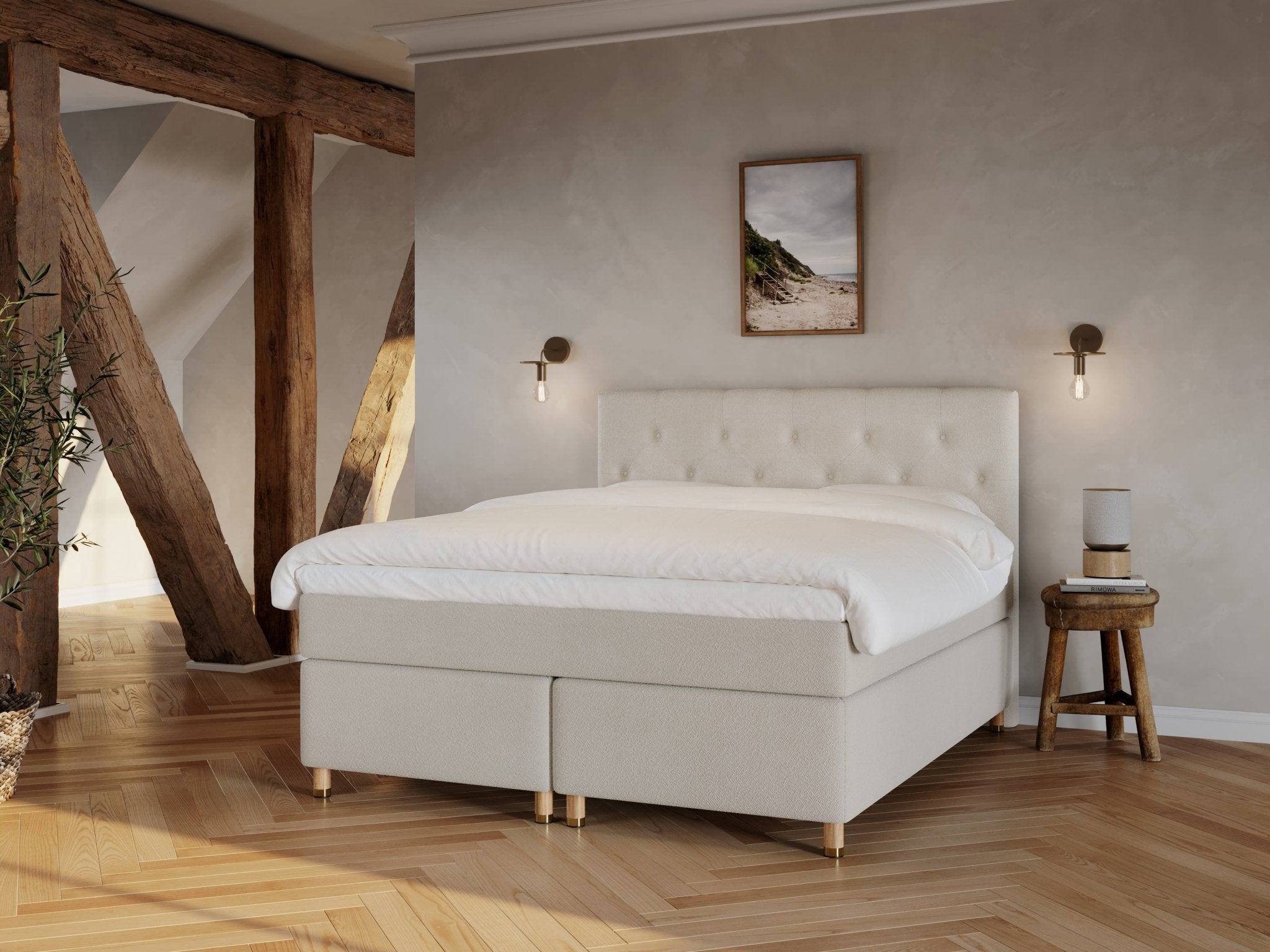 Nora Fjord | 180x210 | Bouclé cream