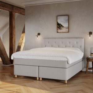 Nora Fjord | 180x200 | Lys grå