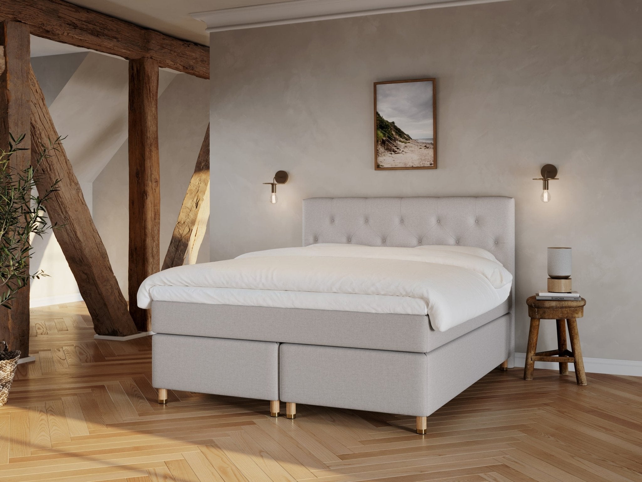 Nora Fjord | 180x210 | Lys grå