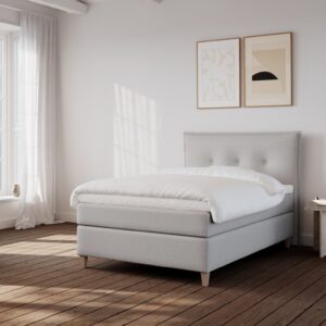 Snefrid Nordlys | 140x200 | Lys grå