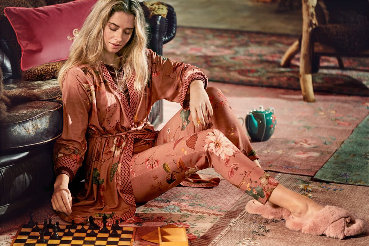 XS Naomi Kimono Tokyo Bouquet Terra