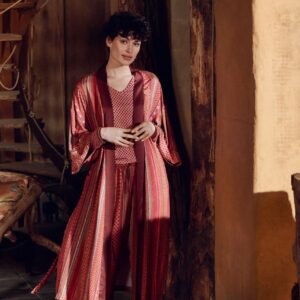 XS Noelle Kimono Ribbon Red/Pink XS