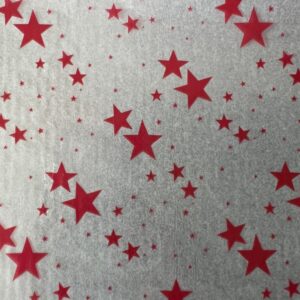 Klar voksdug Celeste Rouge flere længder -1 meter