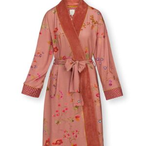L Nisha Kimono Kawai Flower Pink