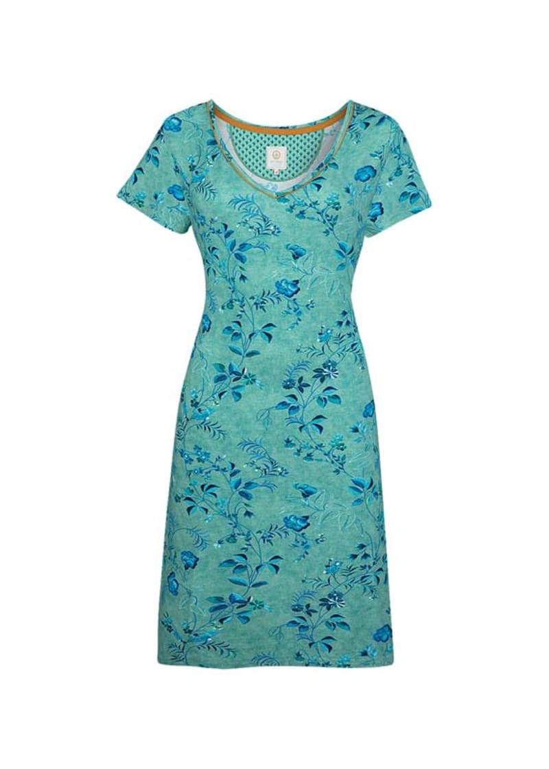 XS Djoy Short Sleeve Nightdress Tokyo Blossom Green