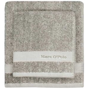 Marc Ó Polo Melange Håndklæde Beige/off hvid - Gæstehåndklæde 30x50