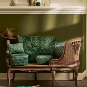 Coco Cosmetic Bag Medium Quilted Daisy Dreams Green 21.5x10x10.5cm